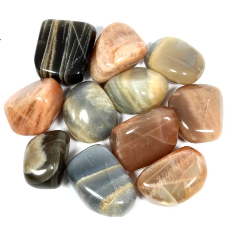 Moonstone Polished Tumblestone Healing Crystals (Small)